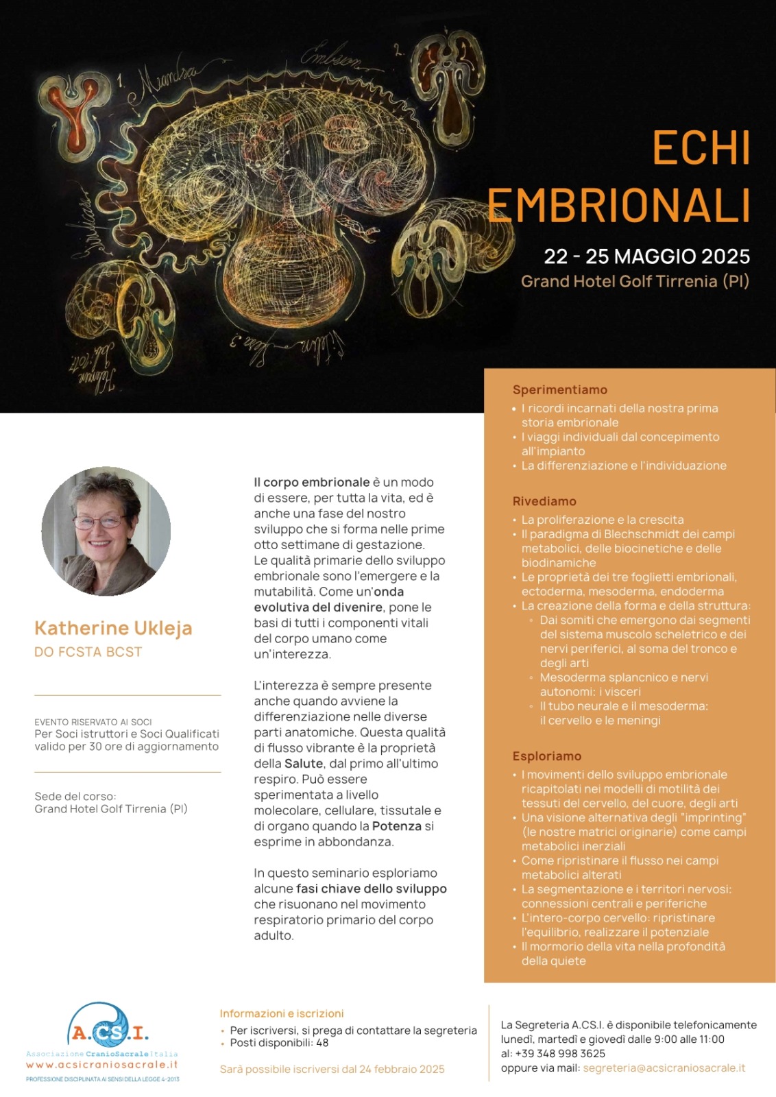 Echi Embrionali - Seminario con katherine Ukleja